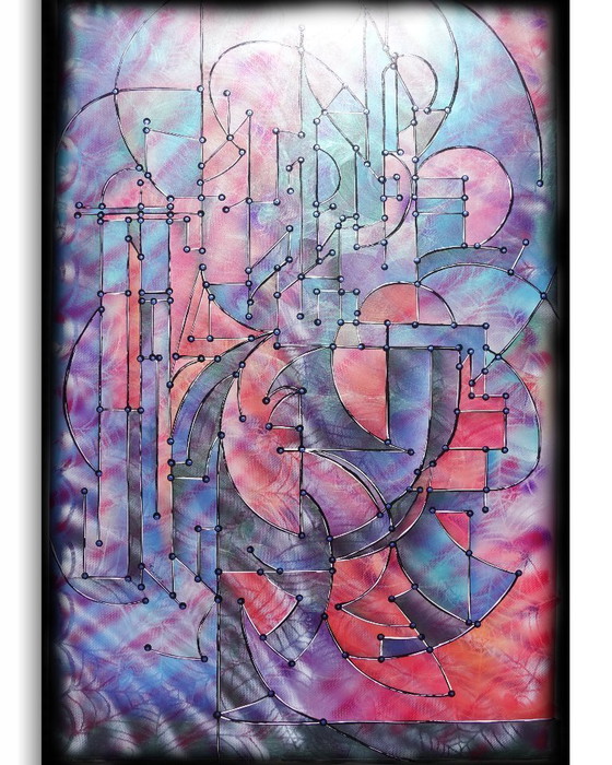 Image 1 of Cubisme A1457 - Peinture acrylique originale