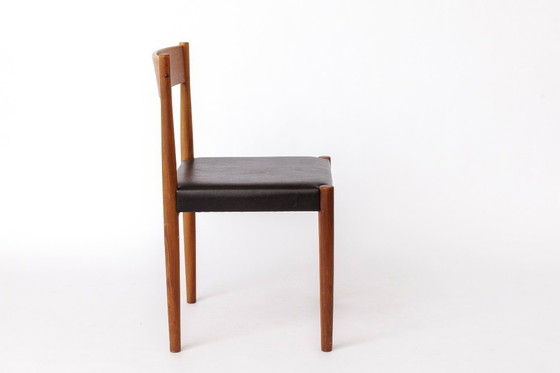Image 1 of 1 of 10 Poul M. Volther Teak Dining Chair for Frem Røjle, Danish Mid-Century Modern Chair, 1960s Vintage
