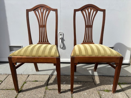 Image 1 of Sillas de comedor antiguas, 2 piezas