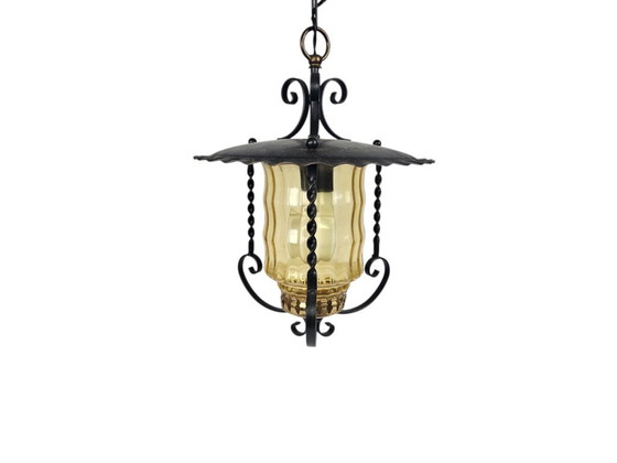 Image 1 of Design olandese - Philips Holland - Serie NPD - metallo - ambra - anni '60