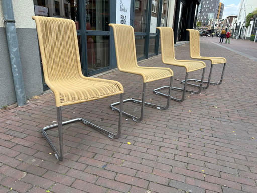 4x Vintage Roofs stoelen, set