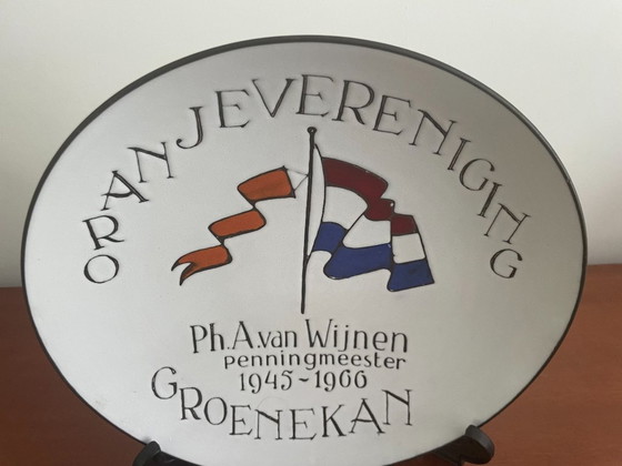 Potterie Groenekan - Cerámica artística Decoración de pared Oranjevereniging Groenekan – Ceramic (photo 4 of 7)