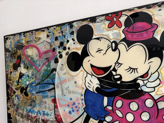 Micha Baker “Mickey and Minny” – Paintings & Drawings, Wood, Plexiglass (photo 4 of 5)
