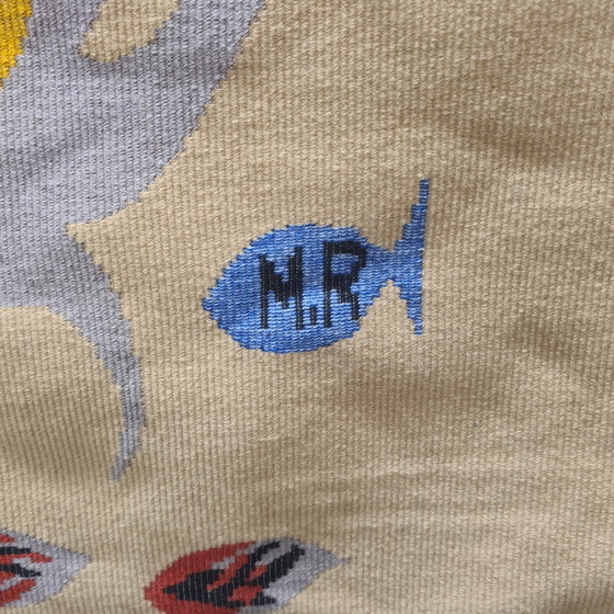 Image 1 of Vintage Tapestry by Michèle Ray, 60s/70s