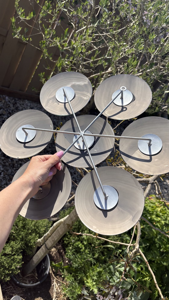 Image 1 of Vintage design spherical glass mirror round flower shape Bubble Mirror