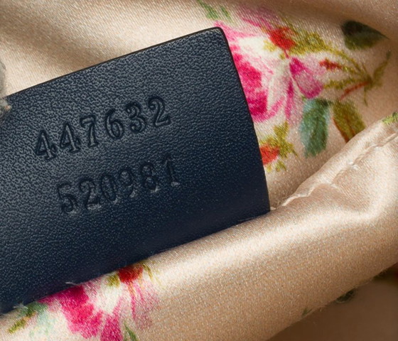 Image 1 of Sac GUCCI Marmont en Denim Bleu - 101769