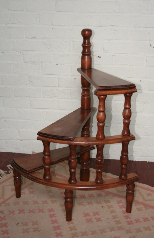 Alte Bibliothekstreppe in perfektem Zustand