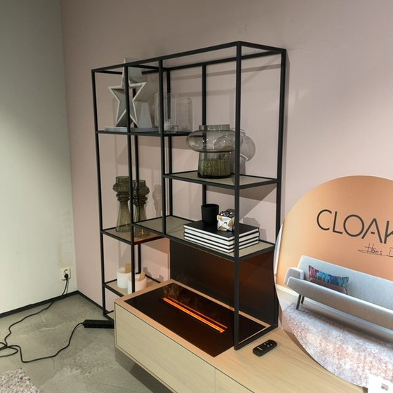 Image 1 of BKS Furniture Ettic wall cabinet with fireplace