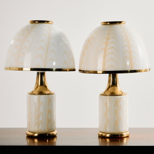 MK11600 Mazzega table lamp by F. Fabbian, Set of 2