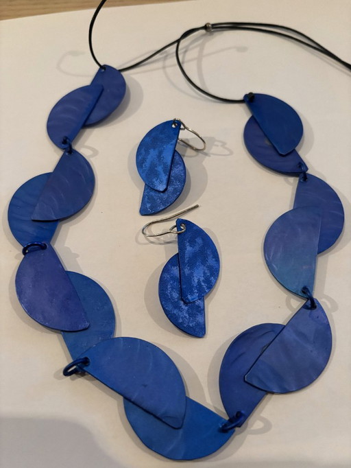 Collier met oorbellen 