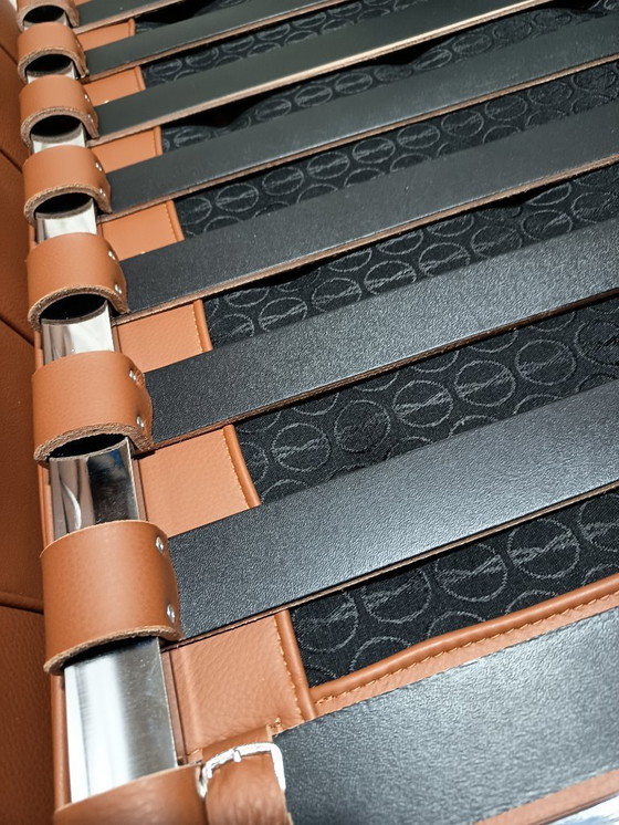 Image 1 of Sillones KNOLL Studio Barcelona (NUEVA Serie 2026) en piel natural (color coñac)