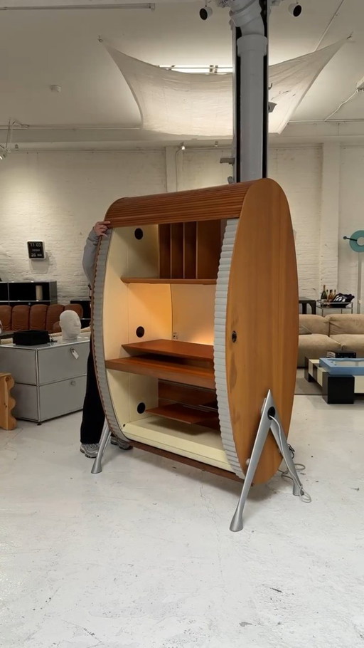 Tagliabue Tambour Design Schrank/Schreibtisch von Cozza & Mascheroni