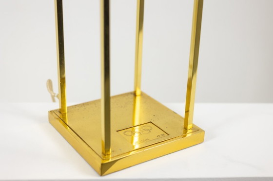 Image 1 of Gold-plated brass and copper lamp, 1936 Olympic Games