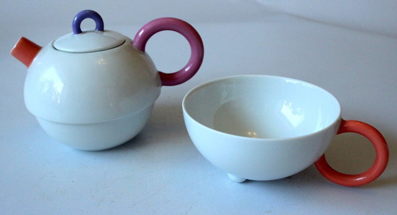 Image 1 of Teiera Arzberg - Fantasia - Porcellana - design di Matteo Thun - "Tea for One".