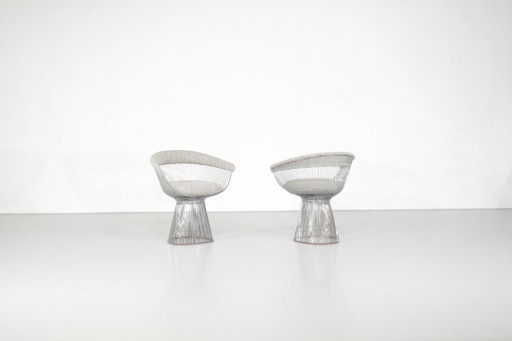 Platner-stoel, ontworpen door Warren Platner voor Knoll, VS, 1966.