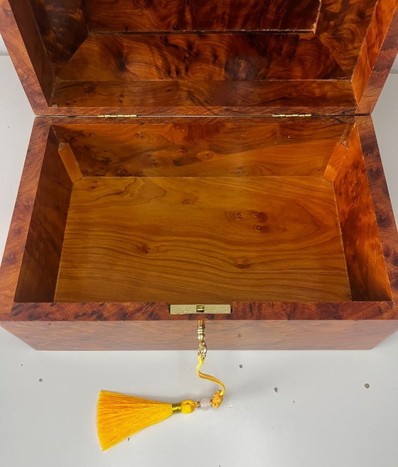 Magnifico e ampio portagioie in radica di tuia – Lavorazione artigianale di lusso – Oggetti decorativi, Wood (photo 8 of 16)