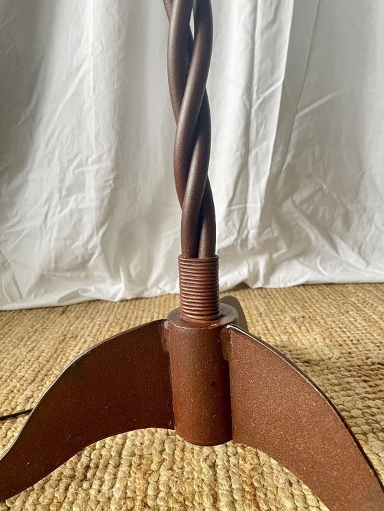 Image 1 of Lampadaire fer forgé artisanal studio Pescatore