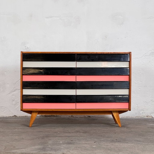 Jiří Jiroutek U-453 Drawer Sideboard, 1960s – Czechoslovak Design