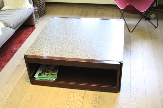 Image 1 of Angelo Mangiarotti 4D Coffee Table for Molteni, Italy 1960s