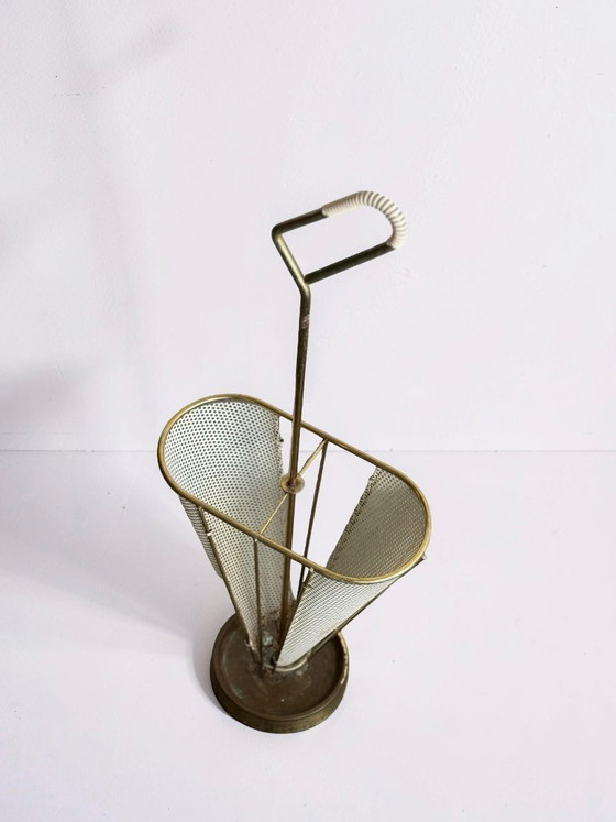 Image 1 of 1950s umbrella stand in the style of Matthieu Mategot
