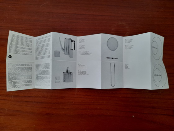 Image 1 of New Arne Jacobsen Coffee Maker, Creamer and Sugar Set for Stelton