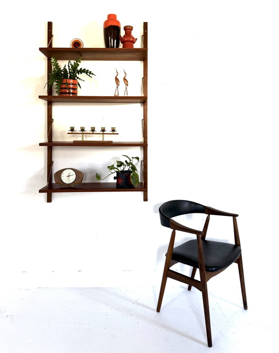 Image 1 of Sistema a parete vintage in teak, Poul Cadovius '60