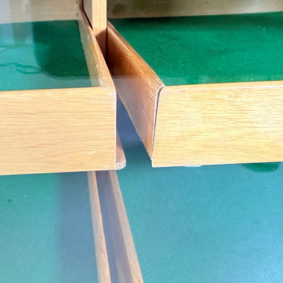 Image 1 of Bancone da merceria vintage in rovere – SLB Stuttgart