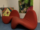 2 sedie a rotelle Pierre Paulin