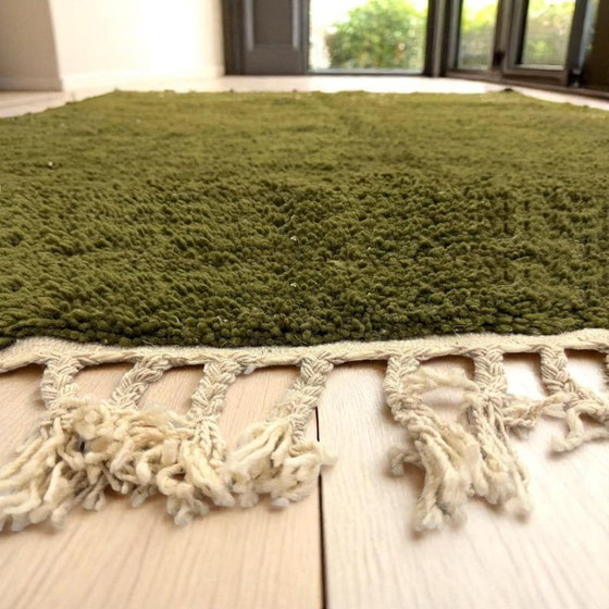 Alfombra verde de 2,6 x 1,8 m – Wool (photo 3 of 8)