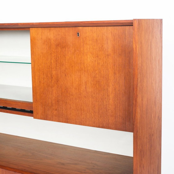 Credenza vintage in stile scandinavo. Legno di teak. Francia, anni '60. – Credenze alte, Wood (photo 6 of 13)
