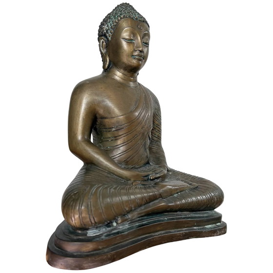 Quiete Interiore & Concentrazione – Buddha Thai-Lao Antico (XIX Secolo) – Sculture, Bronze (photo 3 of 10)