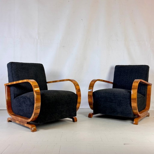 Paire de fauteuils Art déco par Heal & Son, Londres, années 1930