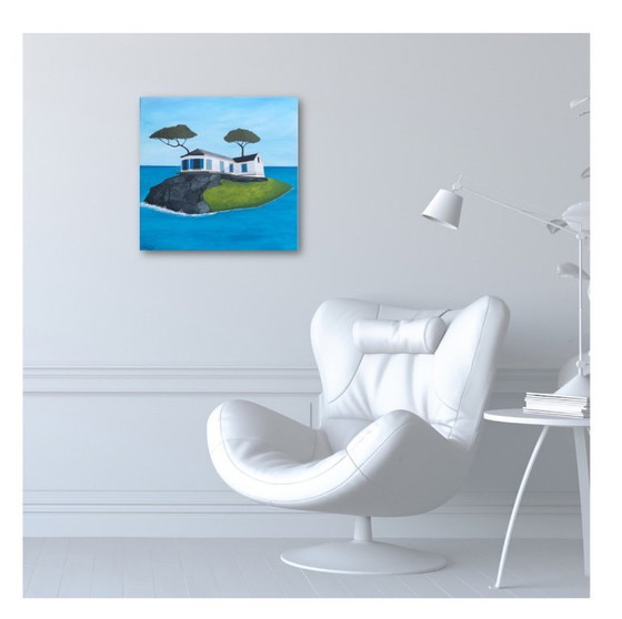 Image 1 of Huile sur Châssis Entoilé, 50x50cm