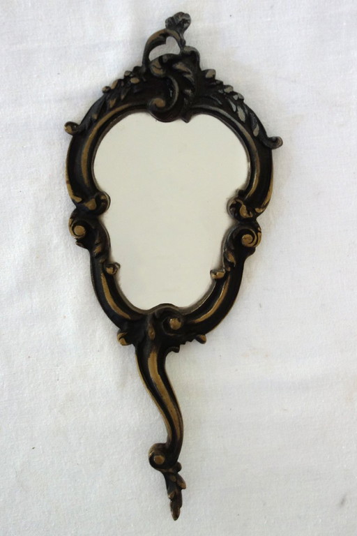 Barok vintage handspiegeltje