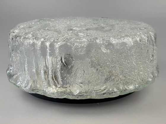 Image 1 of 60er 70er Jahre Deckenlampe Glashütte Limburg Germany Plafoniere Space Age