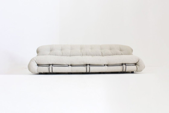 Image 1 of Soriana 3-seater sofa by Afra & Tobia Scarpa for Cassina Italy