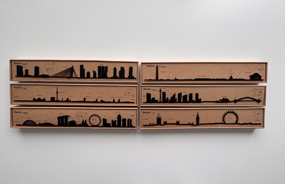 Image 1 of Silhouetten skyline metal
