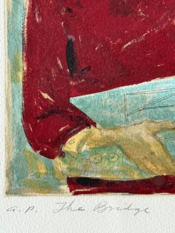 Image 1 of Litografia "Il ponte" di Emil Weddige