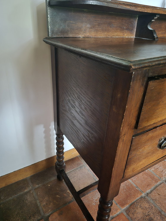 Image 1 of Antique English dressing table, vanity, dressing table