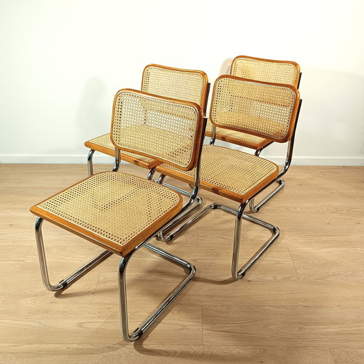 Set of 4 vintage Cesca chairs