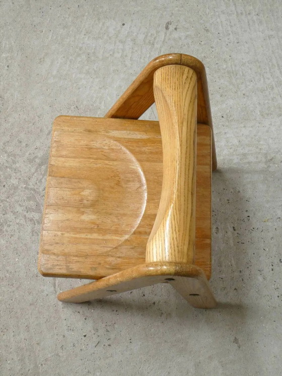 Sedia per bambini in pino di Pierre Grosjean, Belgio, 1970 – Sedie da pranzo, Legno, Vintage (photo 4 of 9)