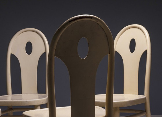 Image 1 of Juego de 4 sillas de comedor, Otto Prutscher, 1915, Austria