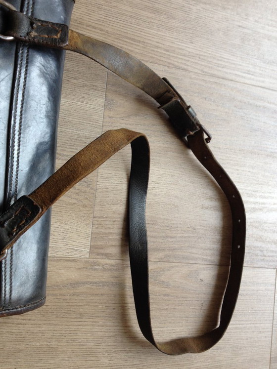 Image 1 of German leather satchel WW1/WW2