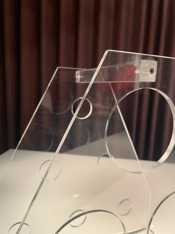 Jaren 70 wijnrek plexiglas (photo 4 of 6)