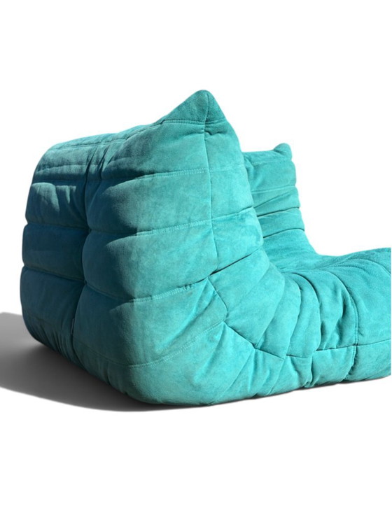Divano Angolare Togo Turchese — Michel Ducaroy per Ligne Roset – Divani angolari, Velvet (photo 7 of 21)
