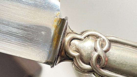 Image 1 of COUVERTS à Viande Argent et Métal argenté PARIS France