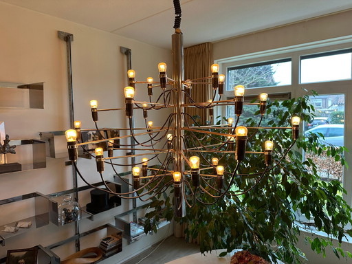 FLOS 2097/30 lampadario 30 luci cromo opaco