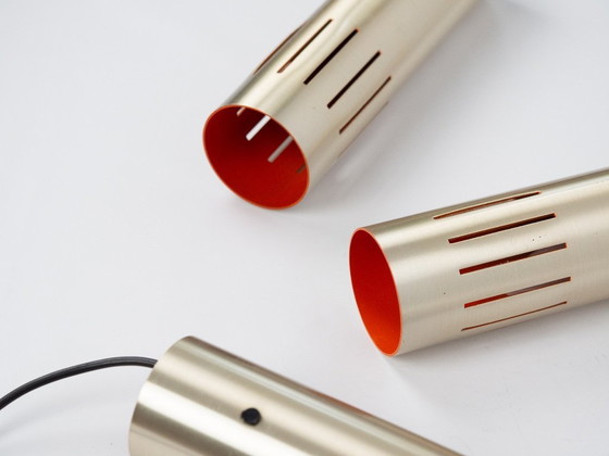 Image 1 of 3 lampade vintage danesi Trombone di Jo Hammerborg, Fog og Morup, anni '60