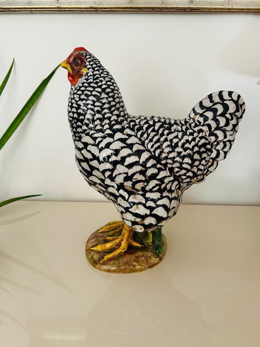 Grote originele Zaccagnini-kip – Italiaans designkeramiek – gesigneerd