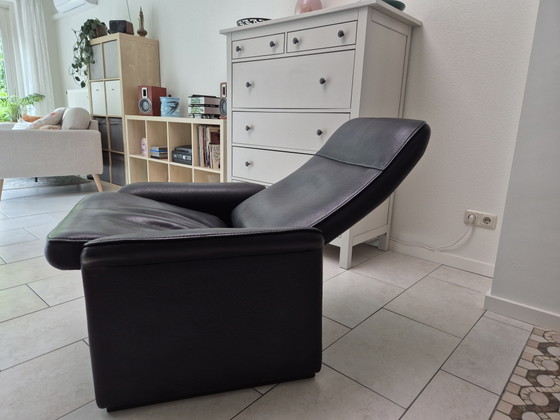 Poltrone relax in pelle nera De Sede – Leather (photo 5 of 6)